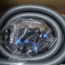 Cen-Tec Systems 94698 Quick Click 10 Ft. Hose for Home and Shop Vacuums with Expanded Multi-Brand Power Tool Adapter Set for Dust Collection