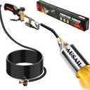 Propane Torch Weed Burner,Blow Torch,Heavy Duty,High Output 1,800,000 BTU,Flamethrower with Turbo Trigger Push Button Igniter and 10 FT Hose for Roof Asphalt,Ice Snow,Road Marking,Charcoal