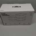 5-Pack Borosilicate Glass Containers with Tempered Lids, 35.2oz/4.4 Cup Airtight Meal Prep Set, Microwave/Freezer Safe (Pink)