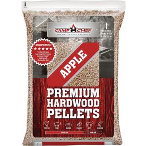 Camp Chef Orchard Apple BBQ Pellets, Hardwood Pellets for Grill, Smoke, Bake, Roast, Braise and BBQ, 20 lb. Bag