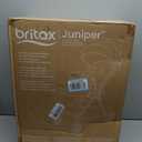 Britax Juniper Compact On-The-Go Stroller, Effortless Fastpack System with One-Hand RapidFold, Portable & Lightweight for Travel, Built-in Carry Handle, Ventilating Fabrics, Raven Black