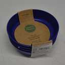 Tabletops Unlimited Smart Planet Recycled Plastic Dinner Bowls - Blue, 4 pk