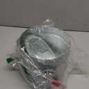 TOP-VIGOR 8 Inch HVAC Duct Manual Volume Backdraft Damper, Galvanized Iron Airflow Control for HVAC, Range Hoods, Fans, Pellet Stove Pipes, Dryer Vents, Adjustable Volume Damper with Sleeve (1 Pc)