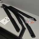 Nilight in Channel Rain Guards for Chevrolet (Chevy) Silverado 1500 Crew Cab/GMC Sierra 1500 Crew Cab 2019 2020 2021 2022 2023 2024 2025 Vent Window Visors-4pcs