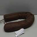 Comfyanno 38 Weighted Under Door Draft Stopper, Fits Front, Bedroom, Interior Door, Easy to Install, Block Cold Air Draft from Bottom Door, 2.2lb, Fits Door Gap up to 3, Brown