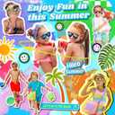 GINMIC Kids Sunglasses Bulk, Neon Sunglasses Party Favors with UV400 Protection for Kids, Boys and Girls, Party Favor For Kids, Birthday Graduation Party Supplies, Beach, Pool Party Favors