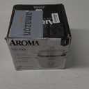 AROMA Rice Cooker, 2-Cup (Uncooked) / 4-Cup (Cooked), Steamer, Grain Cooker, Soup Maker, Oatmeal Cooker, Auto Keep Warm, 1 Qt, White, ARC-302-1NG