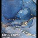Fxojyvo 15x20 Picture Frame, Black Frame for 15 x 20 Inch Picture Poster Photo, Light Weight and High Transparent 15 by 20 Frame for Wall - 1 Pack/Black/15 x20