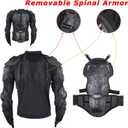 Motorcycle Protective Jacket Full Body Armor, Chest Spine Protection Dirt Bike Gear for Men Motocross MTB Racing