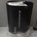 6L Humidifiers for Bedroom Large Room Home,Cool and Warm Humidifier for Baby and Plants Hot Mist Top Fill Desk Humidifier Oil Diffuser,Quiet,Auto Mode,360Nozzle-Midnight Black(2026 Upgraded)