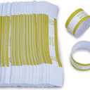 2 x L LIKED Pack of 500 Currency Band Self Sealing Currency Straps Bands Money Bill Wrappers (Gold $10000-500 PCS)