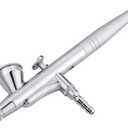 CHIMAERA 0.4mm Single Action Airbrush Kit, Gravity Feed Air Brush Gun Set for Painting Models, Cake Decorating, Nail Art, Makeup, Shoes, Crafts, Multi-Purpose Spray Tool with Easy Clean Cup