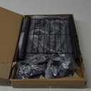 Sywhitta Clothing Rack on Wheels with Mesh Storage Shelf & Sturdy Metal Frame, Rolling Garment Rack for Hanging Clothes, Coats, Skirts, 39.76" L x 16" W x 64.56" H,Black