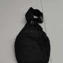Crossbody Bags for Women Men Trendy Sling Bag Bakpack Casual Chest Bag with Convertible Shoulder Strap (Medium, Black)