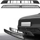 Grille Mesh Insert for Tesla New Model Y Juniper 2025-2026, Front Air Inlet Vent Grille Cover Guard with Insect Protection, Replacement for Model Y Accessories Detachable Black