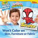 Crayola Spiderman Color Wonder Coloring Set, 18 Spiderman Mess Free Coloring Pages for Toddlers, Spiderman Toys, Gifts for Kids