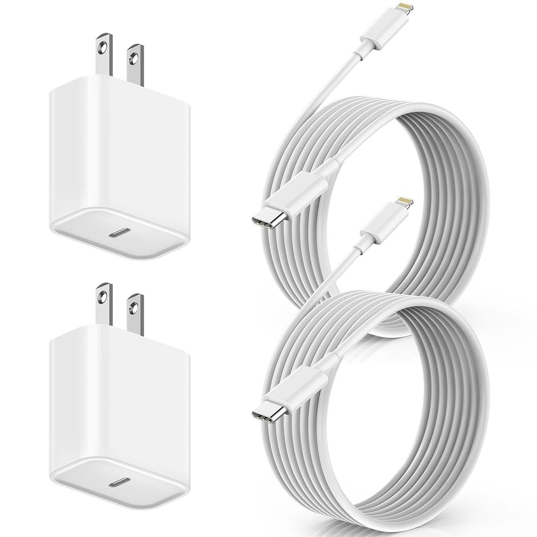 Fast Apple iPhone Charger,2Pack Apple Charge Cable iPhone Charger Fast Charging 6Foot Phone Charging USB C Charge Adapter 6FT Type C to Lightning Cable for iPhone 14/13/12/11 Pro Max/XR/XS/SE2022/iPad