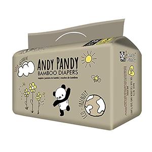 Andy Pandy Disposable Diapers Newborn, White, 8-16 lbs, 108 Count