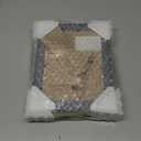 eletecpro 5x7 Picture Frames Set of 2, Vintage Frames with Glass Cover, Retro Photo Frame Displays 4x6 Photo with Mat or 5x7 without Mat for Tabletop or Wall Decor, Blue Gold