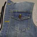 LJYH Boys' and Girls Basic Denim Trucker Jackets Children Fall Hoodies Trendy Jeans Coats 9/10yrs 140cm'' }