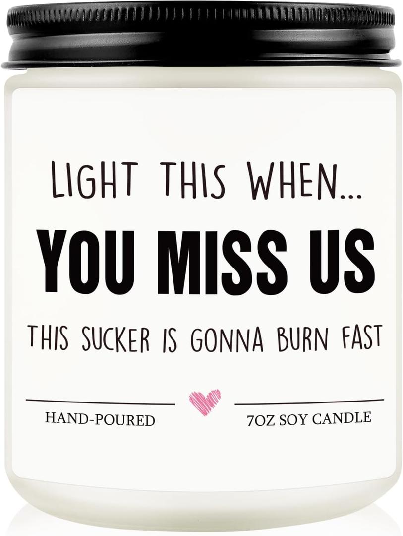 Farewell Gifts for Coworkers Coworker Leaving Gifts for Women Farewell Decorations Party We Will Miss You Decorations Goodbye Gift for Coworkers Going Away Gift for Coworker Women Lavender Candle