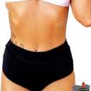 Period Swimwear for Teens, Women - Period Bathing Suits for Teen Girls, High Waisted Period Swim Bottoms (Small, Black)