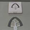 Flex Edge Beater for KitchenAid,Mixer Attachement Compatible With KitchenAid,Mixer Accessory,Fits Tilt-Head Stand Mixer Bowls For 4.5-5 Quart Bowls,Beater With Silicone Edges,Grey