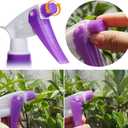 Gardening Tools,5 Pieces Garden Tools with Floral Print, Ergonomic Handle Trowel Rake Weeder Pruner Shears Sprayer,Gardening Supplies with Carrying Case Gifts for Women