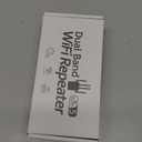 WiFi Extender Signal Booster, 1200Mbps WiFi Booster, Long Range up to 12880 Sq Ft, 105 Devices, 2.4/5GHz Internet Extender WiFi Booster with Ethernet Port(Black)