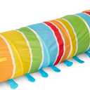 Melissa & Doug Sunny Patch Giddy Buggy Crawl-Through Tunnel, 
57.5 x 18 inches diameter when opened to play; folds flat to 18.5 x 22 x 3 inches to store