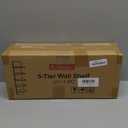 Fun Memories 5 Tier Wall Shelf Unit, White Floating Shelves for Storage - Vertical Column Tower Design, Lack Wall Shelf Space Saving Organizer for Bedroom, Living Room, Home Decor (5 Tier - Standard - 1P | 31"Height)