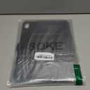 Soke Case for iPad (A16) 11th Generation 11-inch 2025, iPad 10th Generation 10.9-inch 2022, with Built-in Screen Protector and Kickstand, Rugged Full Body Protective Cover - Black