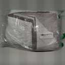 MitoVilla Grey Ombre Fabric Shower Curtain 72 x 78, Farmhouse Long Modern Geometric Cloth Shower Curtain for Bathroom Decor, Luxury Marble Textured, 78 inch Long