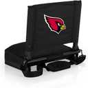 Picnic TIME NFL Unisex-Adult NFL Gridiron Stadium Seat, Lightweight, Portable Folding Chair for Bleachers and Benches (18 x 14 x 17.75, Black)