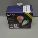 Smart Light Bulbs Work with Alexa Google Assistant, 1600LM Ultra Bright Smart Bulb, 13W 150W Equivalent RGBCW Color Changing Light Bulbs 2P, Bluetooth 2.4GHz Wi-Fi A21 E26 App LED Light Bulb