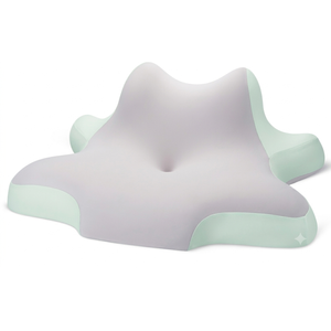 ByNaRIX Reading Pillow for Lying, Leaning and Prone, Contour Memory Foam Pillow, Ergonomic Cervical Pillow for Neck and Shoulder Pain Relief, Bed Wedge Pillow (Light Green)