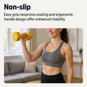 Amazon Basics Neoprene Dumbbell Hand Weights for Exercise and Muscle Toning