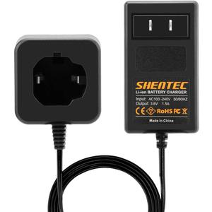 Shentec 3.6V/1.5A Li-on Battery Charger UC3SFL Compatible with Hitachi 3.6V EBM315 326263 326299 Li-ion Battery,EBM3-Series Battery Charger