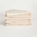 UnHide Lil Marsh - Faux Fur Blanket - Durable, Lightweight, Extra Soft Blanket - Machine Washable - Add a Layer of Softness to Any Bed, Couch, or Reading Chair - Beige Bear, Medium (60 x 80)