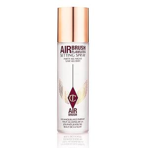 Charlotte Tilbury Airbrush Flawless Setting Spray  UltraFine Hydrating Mist to Prime & Set Face Makeup For Up to 16Hr  Soothes, Blurs Pores & Calms Skin (100ml)