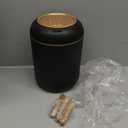 Pukomc Smart Sensor Wastebasket, Convenient and Hygienic Easy to Use, Technology Sensor Waterproof Wastebasket Plastic Trash can for Kitchen, Bathroom, Bedroom, Living Room, Office and Outdoor Black (1 Pack)