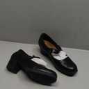 DREAM PAIRS Women's Chunky Low Block Closed Toe Heels Mary Janes Pumps Comfortable Round Toe Dress Work Wedding Shoes (8.5, Black)