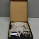 Solar Christmas Decorations Tree Lights Outdoor, 18.37ft 532LED Waterfall String Lights with 8 Modes Timer Remote Xmas Lights USB Powered for Garden Yard Patio Home Holiday Party Decor, Multicolor