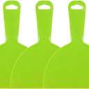 uxcell Putty Scraper 6" Plastic Flexible Putty Knives Disposable Spreader for Taping Drywall Wall Painting Green 3pcs