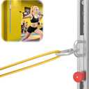 Resistance Bands Wall Anchor Exercise Equipment Platform Base(Length 40"),Adjustable Wall-Mounted Anchor Multi-Purpose Fitness System for Complete Full Body Strength Training