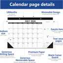 Desk Calendar 2026-2027,July 2026 to December 2027, Desk calendar 2026-2027 with to-do list,2027 Calendar 18 Months,Calendar 2026-2027-17" x 12" for Home or Office.
