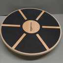 Amazon Basics Wood Wobble Balance Trainer Board (Black)