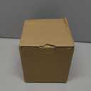 WDT Tool Utensil holder for Kitchen Counter - 5.2" x 5.2" x 6" Large Round with Wooden Base Matte Black Cooking Utensil Holder Utensil Organizer (Metal+Bamboo)