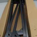 Metal Bed Frame, 9-Leg Base for Box Spring and Mattress, Queen, Tool-Free Easy Assembly, 79.5" L x 59.5" W x 7" H, Black
