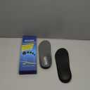 Plantar Fasciitis Feet Insoles Arch Supports Orthotics Inserts Relieve Flat Feet, High Arch (Mens 10-10 1/2 | Womens 12-12 1/2) (Gray)